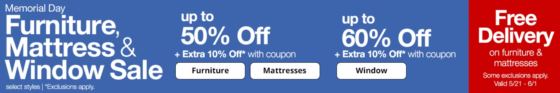 JCPENNEY MEMORIAL SALE BANNER