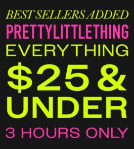 PRETTYLITTLETHING BLACK FRIDAY