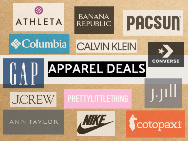 TOP APPAREL DEALS